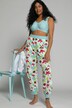 Pantalon de pyjama, imprimé fleuri, poches