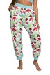 Pyžamové kalhoty, květinový vzor, kapsy
