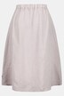 Timeless Button Front Viscose/Linen Skirt