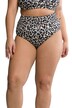 Bikiny kalhotky, vysoký pas, leopardí potisk