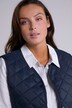 Diamond Quilted Button Front Lightweight Vest