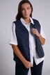 Diamond Quilted Button Front Lightweight Vest