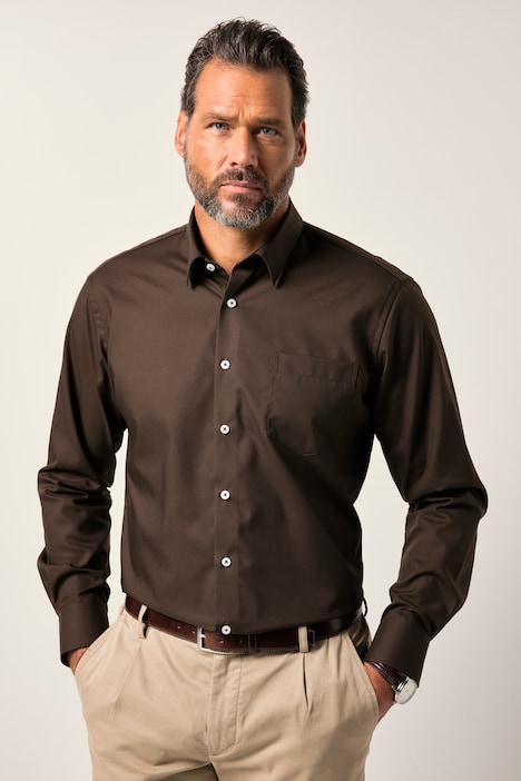 JP1880 overhemd, business, strijkvrij, kentkraag, lange mouwen, Comfort-Fit, tot 8XL