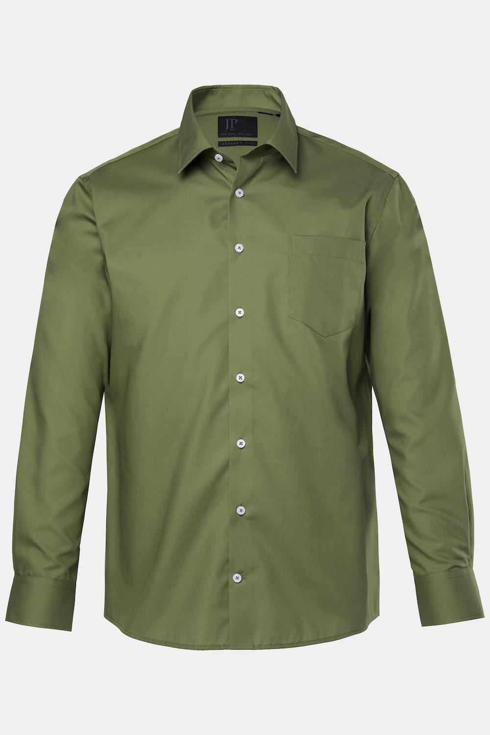 JP1880 overhemd, business, strijkvrij, kentkraag, lange mouwen, Comfort-Fit, tot 8XL