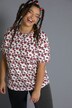 Allover Heart Print Tee