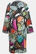 Butterfly Print Open Front Stretch Knit Occasion Kimono Duster