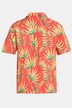 Hemd, Halbarm, florales Muster, Modern Fit, Kubakragen, bis 8 XL