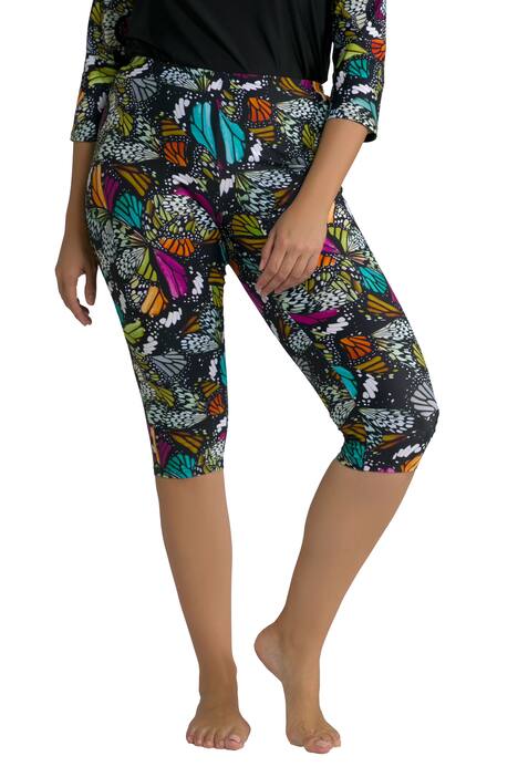 Plavecké capri kalhoty, motýli, rychleschnoucí