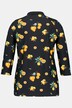 Lemon Print Rash Guard Stretch Swim top