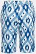Teplákové bermudy Rose, etno vzor, široké, rovné nohavice