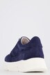 Leder-Sneaker, Veloursleder, Chunky-Sohle, Weite H