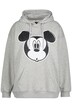 Mikina s kapucí Mickey Mouse, oversize, dlouhé rukávy