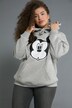Hoodie Mickey Mouse, oversized, Kapuze, Langarm