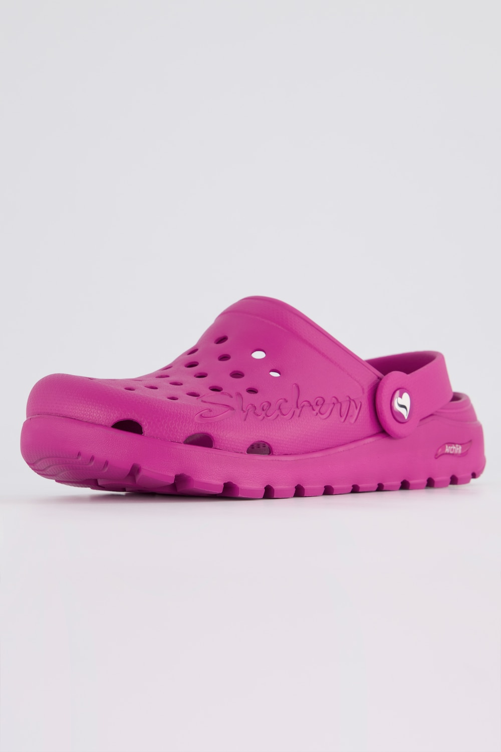 Grote Maten Skechers instappers, Dames, roze, Maat: 38, Synthetische vezels, Ulla Popken