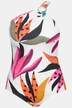Kostium kąpielowy na jedno ramię, egzotyczny wzór, usztywniane miseczki