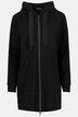 Long-Sweatjacke, Kapuze, Kängurutaschen