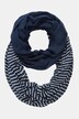 Snood, rayures, écharpe tour de cou
