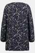 Floral Print Front Smocked Long Sleeve Tunic Blouse