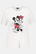 Mickey & Minnie Glitter Foil Print Pajama Top