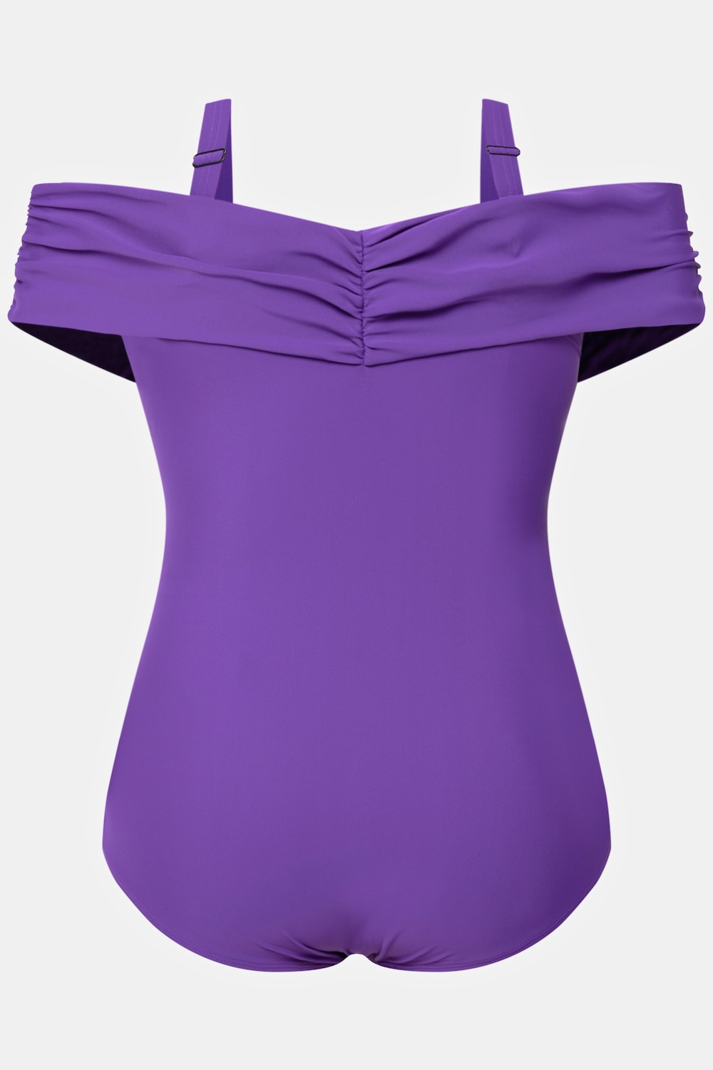Stora storlekar Baddräkt, Dam, lila, storlek: 50, Polyester/Syntetfibrer/Elastan, Ulla Popken