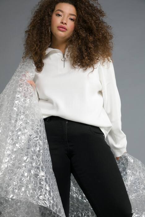 Half Zip Neck Jumper