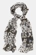 Graphic Print Crinkle Silk Scarf