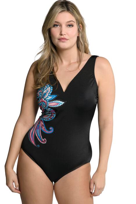 Plavky, Paisley, měkké košíčky, výstřih do V