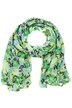Šál, květy, extra široký, vzdušně lehký