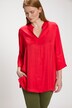 Open Stand-Up Collar Blouse