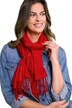 Šál, třásně, extra dlouhý