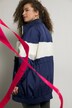 Træningsjakke, oversized, collegekrave, langærmet