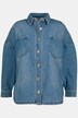 Jeanshemd, oversized, Hemdkragen, Langarm