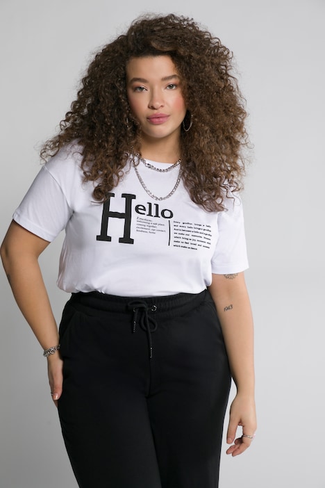 T-shirt Nero Off-the-shoulder In Cotone Biologico - La Fée Maraboutée - Foto 3