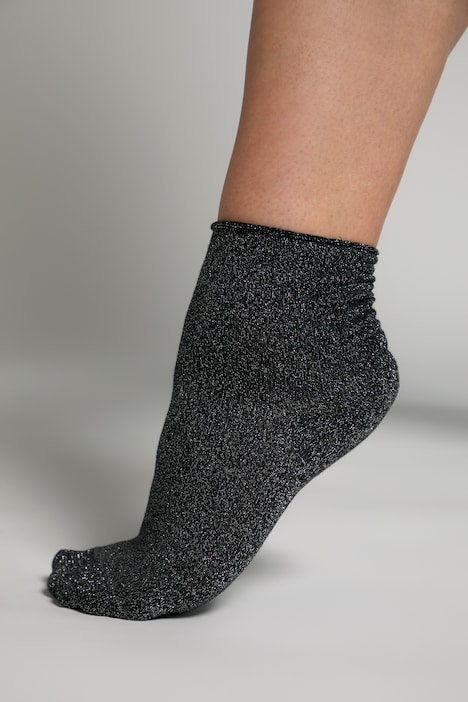 Metallic Sparkle Stretch Ankle Socks | | Socks