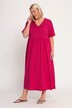Sukienka z dżerseju, kieszenie, okrągły dekolt, rękaw 1/2, szew empire