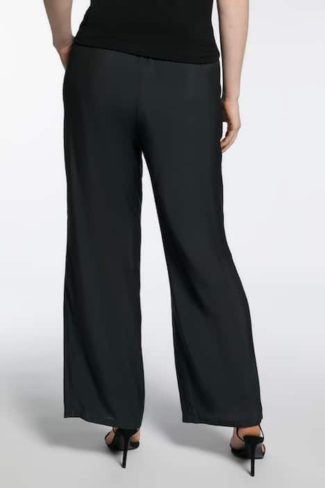 Marlenebyxa Mary i highwaterlängd, vida ben, resårlinning