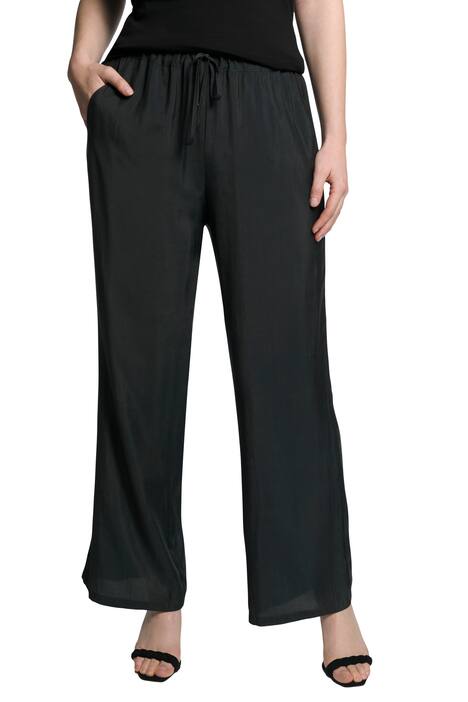 7/8 Marlene kalhoty, široké nohavice, elastický pas