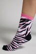 korte sokken, zebra, stretchcomfort