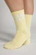 Statement Print Stretch Cotton Blend Crew Socks