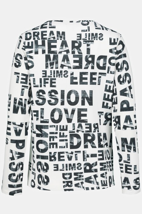 Sweatshirt, Schriftdruck, Rundhals, Langarm