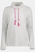 Sweatshirt, Stehkragen, doppeltes Bindeband, Langarm