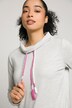 Sweatshirt, Stehkragen, doppeltes Bindeband, Langarm