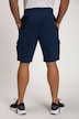 Bermuda cargo JP 1880 en molleton, taille élastique et poches cargo - jusqu'au 7 XL
