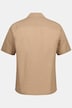 Chemise en lin mélangé, manches courtes et col cubain, coupe Modern Fit