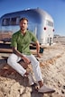 Short Sleeve Linen Blend Shirt