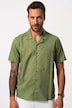 Short Sleeve Linen Blend Shirt