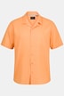 Hemd, Halbarm, Leinenmix, Kubakragen, Modern Fit