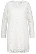 Krajkové šaty, volný střih, kulatý výstřih, dlouhé rukávy, dvouvrstvé