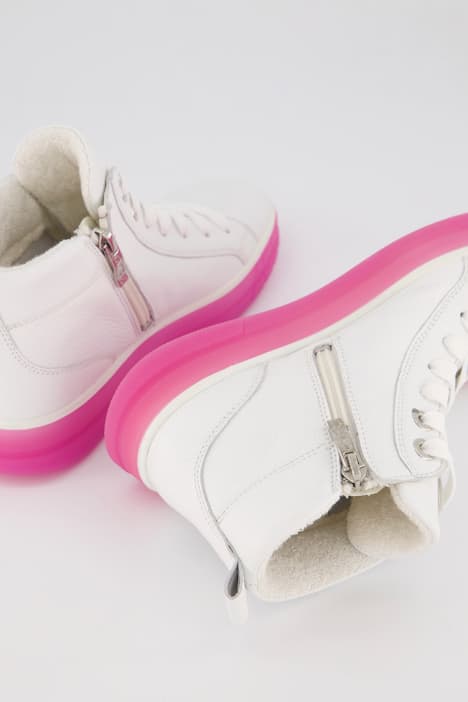 Wysokie skórzane buty sportowe ara