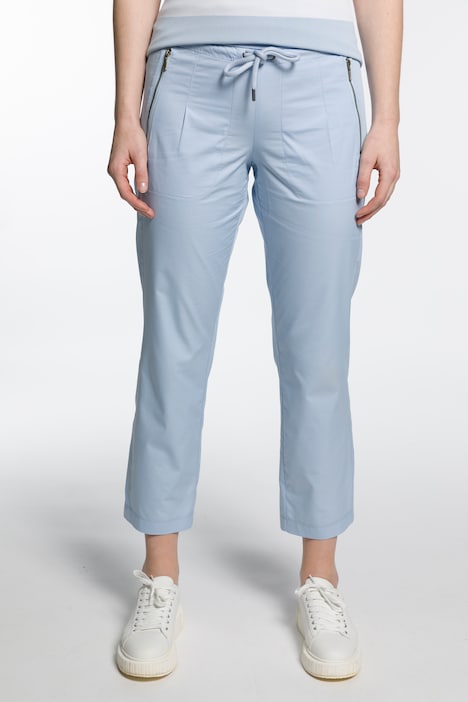 7/8-bukser, linning, lommer med lynlås Slip-on-bukser | Bukser